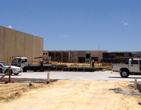 Panels Being Poured at Wangara